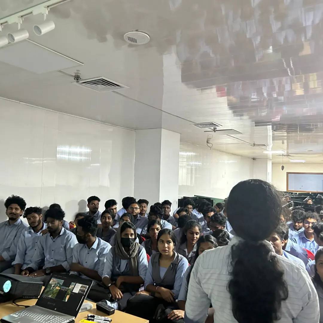 srishti campus UNIVERSITY INSTITUTE OF TECHNOLOGY ATTENDS A ONE-DAY WORKSHOP ON TRENDING TECHNOLOGIES trivandrum
