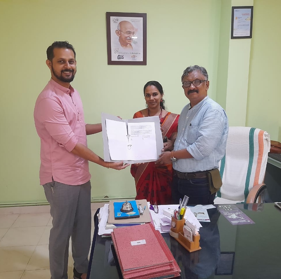 srishti campus Srishti Campus Signs MOU with  Musaliar College of Engineering, Chirayinkeezhu trivandrum