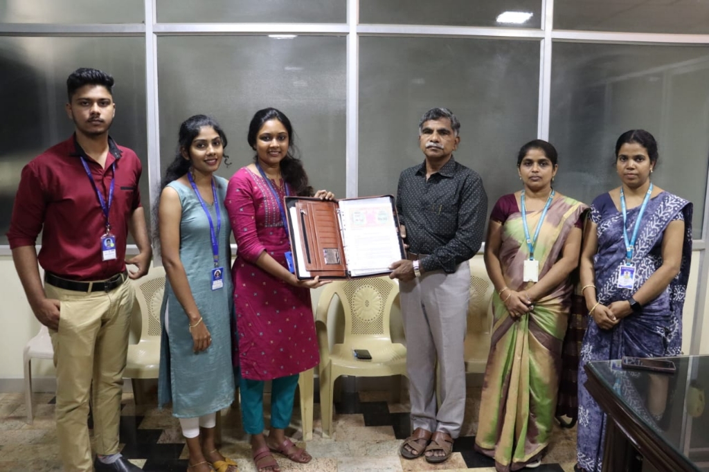srishti campus Srishti signs MOU with Bethlehem Institute of Engineering trivandrum